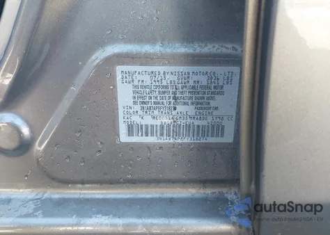 2015 Nissan Sentra Sl z USA, uszkodzony, nr VIN 3N1AB7AP8FY318274